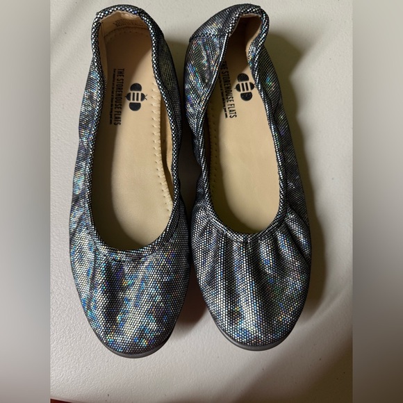 The Storehouse Flats Metallic Ballet Flats - Picture 1 of 6